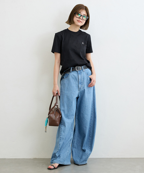 U by SPICK&SPAN（ユーバイスピックアンドスパン）の「OUTDOOR/アウトドア 別注LONG HANDLE BAG（ボストンバッグ・レディース・ベージュ/ブラウン・FREE）」の9枚目の写真