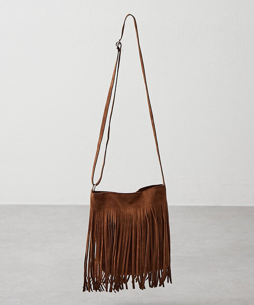 Another Branch olive des olive（アナザーブランチオリーブデオリーブ）の「【コーデを格上げ】ショルダーフリンジバッグ（ショルダーバッグ・レディース・キャメル/ブラック・FREE）」の10枚目の写真