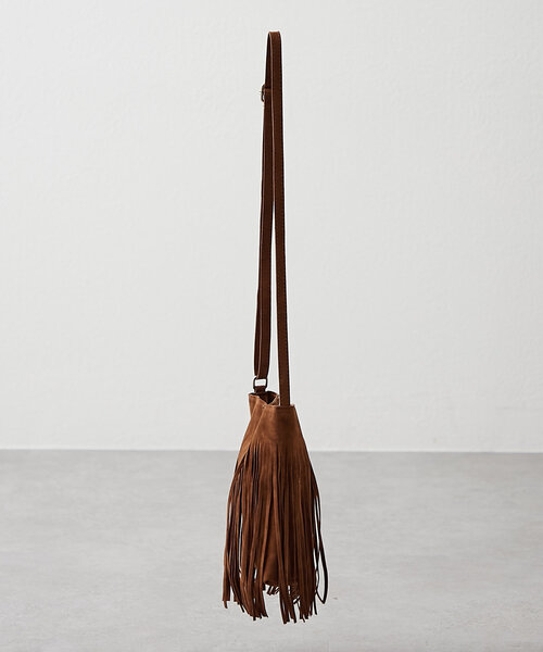 Another Branch olive des olive（アナザーブランチオリーブデオリーブ）の「【コーデを格上げ】ショルダーフリンジバッグ（ショルダーバッグ・レディース・キャメル/ブラック・FREE）」の9枚目の写真