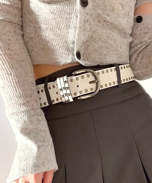 セール】スタッズワイドベルト（ベルト）｜ENLIKE（エンリケ）の
