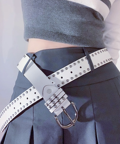 セール】スタッズワイドベルト（ベルト）｜ENLIKE（エンリケ）の