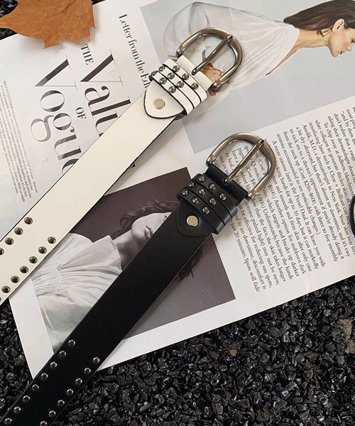 セール】スタッズワイドベルト（ベルト）｜ENLIKE（エンリケ）の