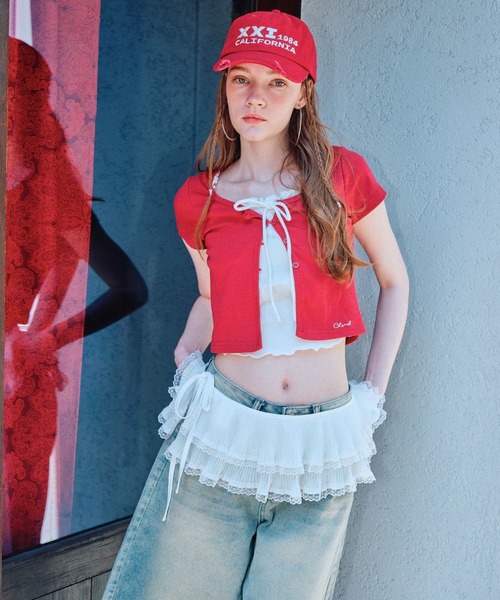 FOREVER 21（フォーエバー トゥエンティーワン）の「【2025SS】ギャザーフリルベルト（ベルト・レディース・グレー/ブラック/ホワイト・FREE）」の17枚目の写真