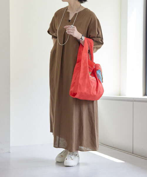 ear PAPILLONNER（イアパピヨネ）の「LION COFFEE(ライオンコーヒー)コラボエコバッグ（その他・レディース・レッド・FREE）」の7枚目の写真