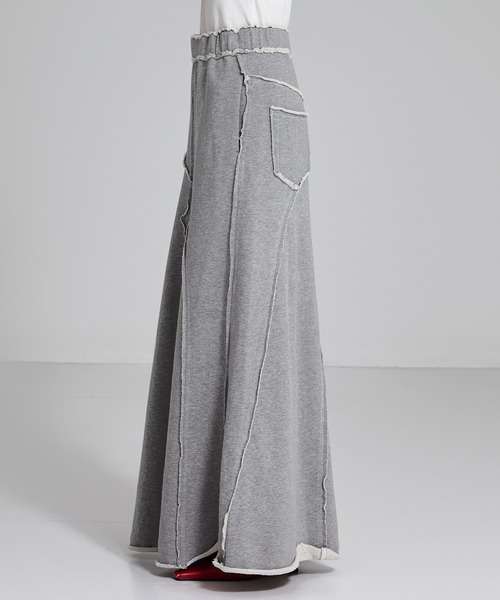 STUDIOUS(ステュディオス)の「【STUDIOUS/ステュディオス】Back Pile Mermaid SK/バックパイルマーメイドスカート(スカート・レディース・ダークグレー/ライトグレー・1/2)」の12枚目の写真