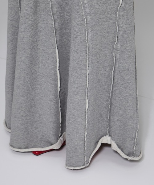 STUDIOUS(ステュディオス)の「【STUDIOUS/ステュディオス】Back Pile Mermaid SK/バックパイルマーメイドスカート(スカート・レディース・ダークグレー/ライトグレー・1/2)」の16枚目の写真