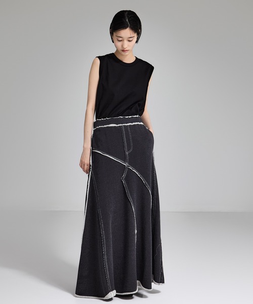 STUDIOUS(ステュディオス)の「【STUDIOUS/ステュディオス】Back Pile Mermaid SK/バックパイルマーメイドスカート(スカート・レディース・ダークグレー/ライトグレー・1/2)」の21枚目の写真