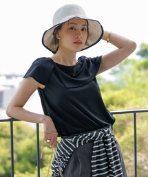 tシャツ ケープデザインTee レディース ワンフォークロージング 1111clothing ◇STARTER ショート丈