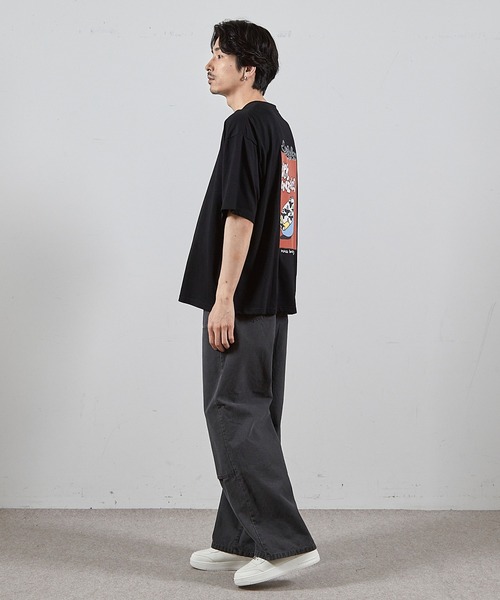 Mark Gonzales(マーク・ゴンザレス)の「【MARK GONZALES/マークゴンザレス 別注】ロゴプリント オーバーサイズTシャツ(Tシャツ/カットソー・メンズ・ブラック/ホワイト・LL/L/M/S)」の21枚目の写真