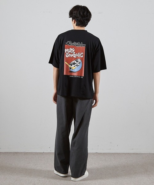 Mark Gonzales(マーク・ゴンザレス)の「【MARK GONZALES/マークゴンザレス 別注】ロゴプリント オーバーサイズTシャツ(Tシャツ/カットソー・メンズ・ブラック/ホワイト・LL/L/M/S)」の22枚目の写真