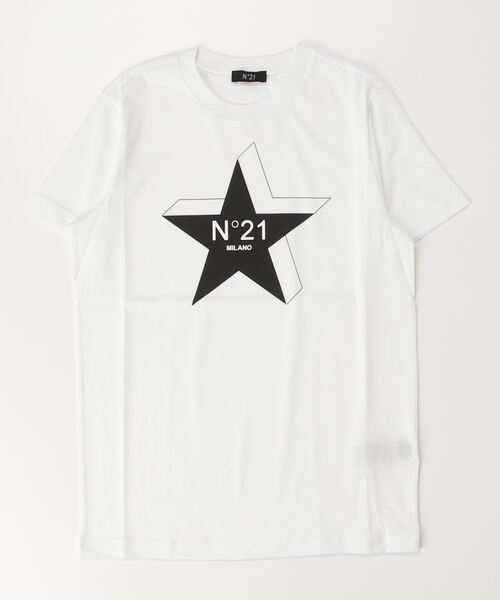 すぐに届く！ N°21 ヌメロヴェントゥーノ Tシャツ ホワイト (N21