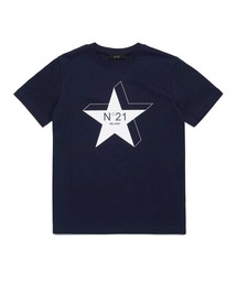 N°21（ヌメロ ヴェントゥーノ）の「N°21（ヌメロ ヴェントゥーノ）Kids & Junior ブランドロゴ半袖Tシャツカットソー（Tシャツ/カットソー）」