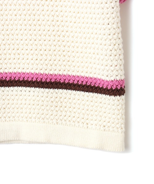 ニット セーター atmos pink Crochet T-shirt / アトモス ピンク クロシェット ティーシャツ レディース atmos pink Crochet T-shirt / アトモス ピンク クロシェット