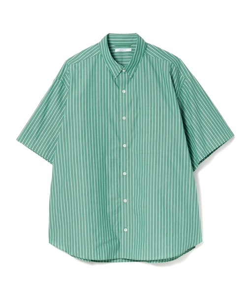 Sandinista（サンディニスタ）の「Stripe Oversized Pocket S/S Shirt / オーバーサイズサングラスポケット入りストライプ半袖シャツ（シャツ/ブラウス・メンズ・グリーン/レッド・MEDIUM/LARGE）」の15枚目の写真