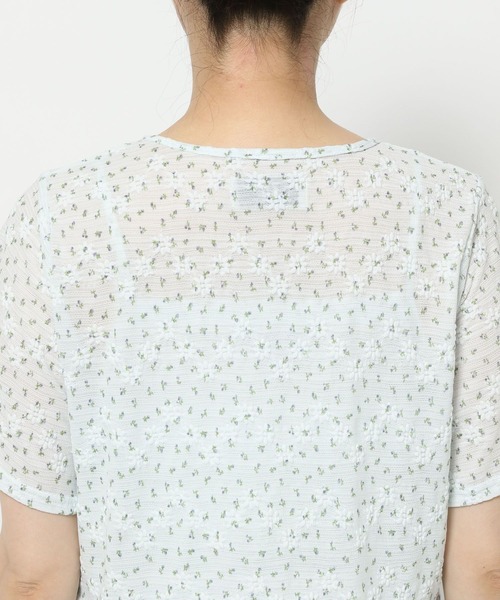 3.3 Field Trip （3.3フィールドトリップ）の「3.3 Field Trip／フラワープリントキャミカーディガン（Tシャツ/カットソー・レディース・ホワイト/ブルー・FREE）」の19枚目の写真