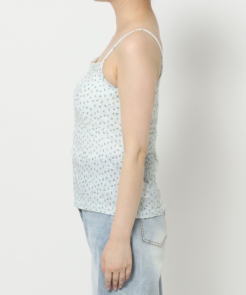 3.3 Field Trip （3.3フィールドトリップ）の「3.3 Field Trip／フラワープリントキャミカーディガン（Tシャツ/カットソー・レディース・ホワイト/ブルー・FREE）」の22枚目の写真