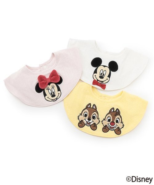 petit main(プティマイン)の「【Disney】モチーフスタイ(スタイ/よだれかけ・キッズ・オフホワイト/ライトピンク/イエロー・F)」の11枚目の写真