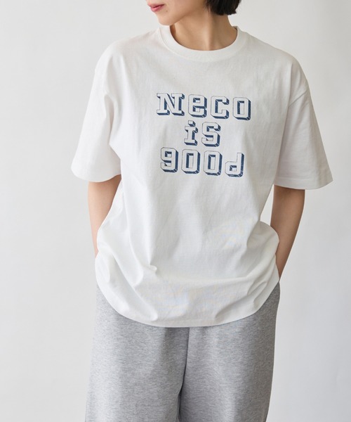 N+Ecology(ネコロジー)の「【N+Ecology ネコロジー】PAYDAYコラボ パックT (正文字)(Tシャツ/カットソー・レディース・ホワイト・FREE)」の1枚目の写真