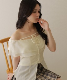 tシャツ *M DOLLY original* logo ribbon tops/ロゴリボントップス レディース M DOLLY original* logo ribbon tops/ロゴリボントップス（T