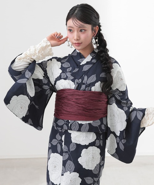 osharewalker(オシャレウォーカー)の「『二部式浴衣ダルトーンシリーズ』(浴衣・レディース・M/L/C/P/I/G/B/N/Q/O/J/H/A/F/E/D/K・FREE)」の6枚目の写真