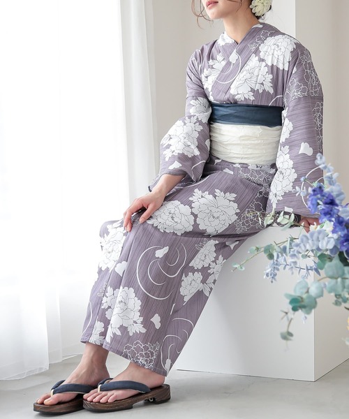 osharewalker(オシャレウォーカー)の「『二部式浴衣ダルトーンシリーズ』(浴衣・レディース・M/L/C/P/I/G/B/N/Q/O/J/H/A/F/E/D/K・FREE)」の13枚目の写真