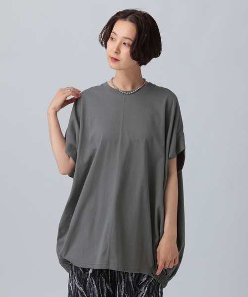 LEPSIM(レプシィム)の「バックギャザーチュニック 497472(チュニック・レディース・オフホワイト/イエロー/ブラック/チャコールグレー・FREE)」の12枚目の写真