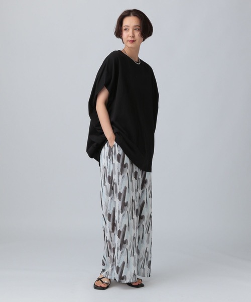 LEPSIM(レプシィム)の「バックギャザーチュニック 497472(チュニック・レディース・オフホワイト/イエロー/ブラック/チャコールグレー・FREE)」の21枚目の写真