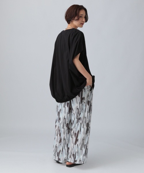 LEPSIM(レプシィム)の「バックギャザーチュニック 497472(チュニック・レディース・オフホワイト/イエロー/ブラック/チャコールグレー・FREE)」の22枚目の写真