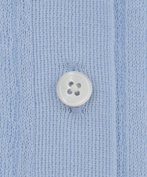 MACKINTOSH PHILOSOPHY(マッキントッシュ フィロソフィー)の「サマーリブポロニット(ニット/セーター・レディース・オレンジ/ダークネイビー/ブルー・36/38)」の5枚目の写真