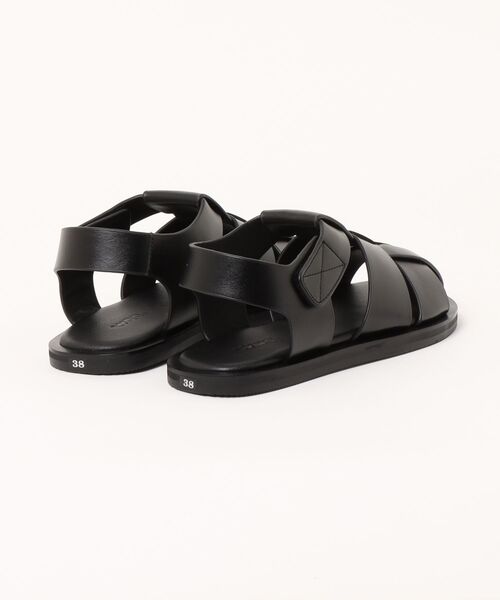 DRESSLAVE（ドレスレイブ）の「waa.studios / RO SANDALS(レザーグルカサンダル 31WA0D23SRO1)（サンダル・レディース・ブラック・39/38）」の12枚目の写真