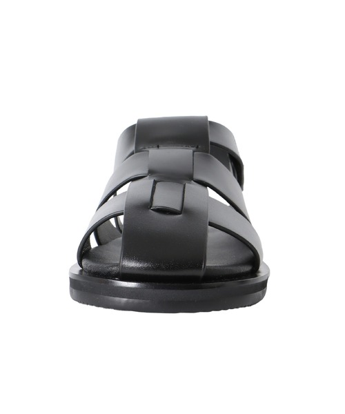 DRESSLAVE（ドレスレイブ）の「waa.studios / RO SANDALS(レザーグルカサンダル 31WA0D23SRO1)（サンダル・レディース・ブラック・39/38）」の2枚目の写真