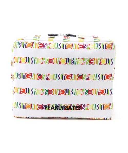 PEARLY GATES｜Bio PG SMILEシールボーダー柄TPUロッカーバッグ