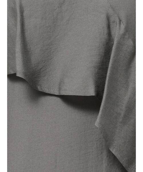 LAGUNAMOON（ラグナムーン）の「ラッフルフリルキャミワンピース（ワンピース・レディース・チャコールグレー/アイボリー/ミント・MEDIUM/SMALL）」の15枚目の写真