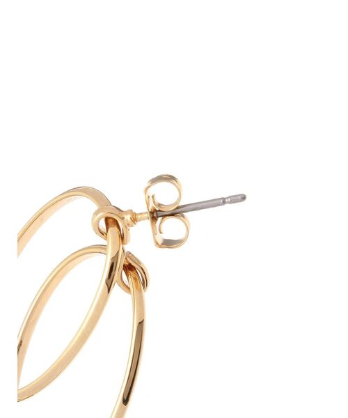 RESEXXY(リゼクシー)の「ポイントビジューフープピアス(ピアス(両耳用)・レディース・シルバー/ゴールド・FREE)」の6枚目の写真