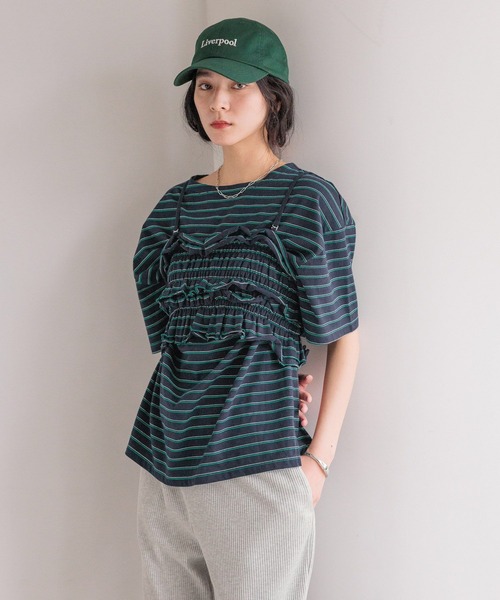 セール】フリルビスチェセットTEE 571415（Tシャツ