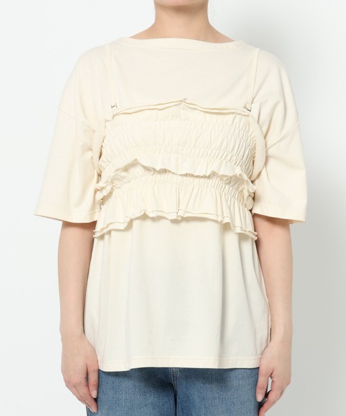 セール】フリルビスチェセットTEE 571415（Tシャツ