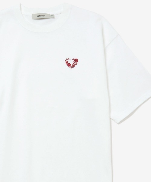 rehacer（レアセル）の「rehacer : Engage HW T-shirt / エンゲージ ハート ヘビーウエイト Tシャツ（Tシャツ/カットソー・メンズ・ホワイト/ブラック/ネイビー・MEDIUM/LARGE/X-LARGE）」の15枚目の写真