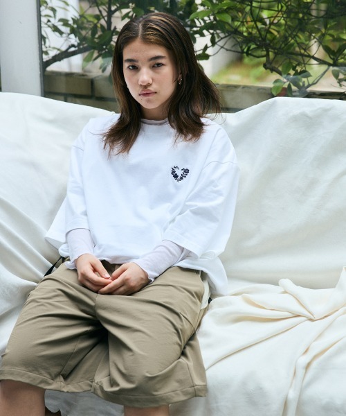 rehacer（レアセル）の「rehacer : Engage HW T-shirt / エンゲージ ハート ヘビーウエイト Tシャツ（Tシャツ/カットソー・メンズ・ホワイト/ブラック/ネイビー・MEDIUM/LARGE/X-LARGE）」の13枚目の写真