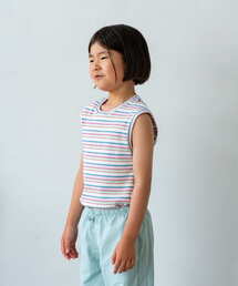URBAN RESEARCH DOORS（アーバンリサーチドアーズ）の「Pippi+Lotta　Multi stripe sleeveless(KIDS)（Tシャツ/カットソー・キッズ）」
