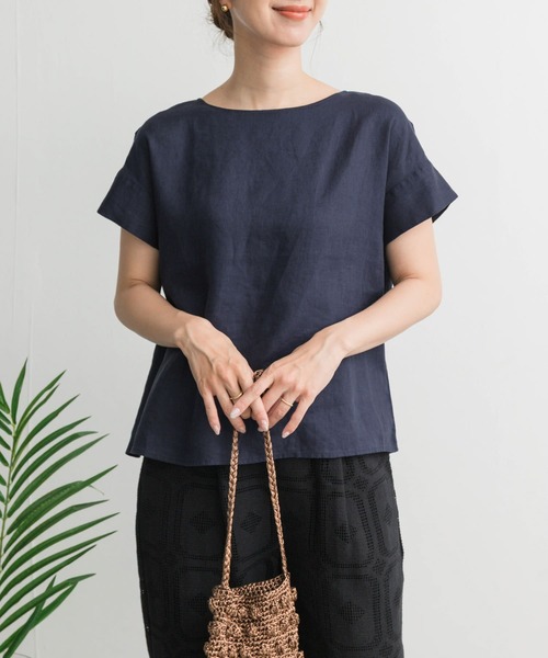 セール】リネンバックタックブラウス（シャツ/ブラウス）｜URBAN