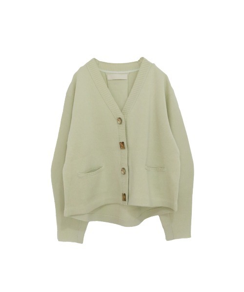 Marilyn Moon(マリリンムーン)の「cocoon sleeve bijou cardigan(カーディガン/ボレロ・レディース・グリーン系その他/ブラック/アイボリー・FREE)」の10枚目の写真