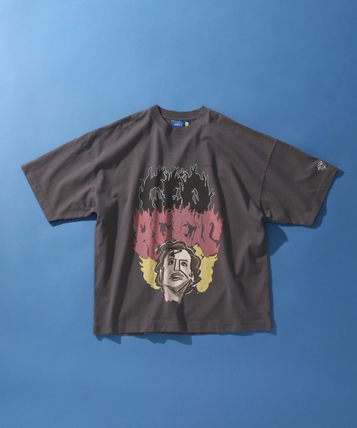 GEORGE'S(ジョージズ)の「bend(s)グラフィックTシャツ(Tシャツ/カットソー・メンズ・グレー系2/グレー系3/グレー系1・MEDIUM/LARGE)」の3枚目の写真