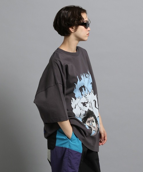 GEORGE'S(ジョージズ)の「bend(s)グラフィックTシャツ(Tシャツ/カットソー・メンズ・グレー系2/グレー系3/グレー系1・MEDIUM/LARGE)」の5枚目の写真