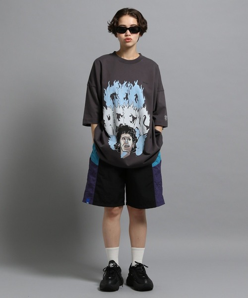 GEORGE'S(ジョージズ)の「bend(s)グラフィックTシャツ(Tシャツ/カットソー・メンズ・グレー系2/グレー系3/グレー系1・MEDIUM/LARGE)」の11枚目の写真