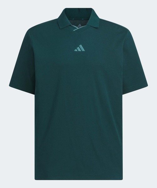 【adidas GOLF/アディダス】Vネック ツイストニット半袖シャツ・L黄色 adidas（アディダス）の「オリジナルスゴルフ ツイストニット