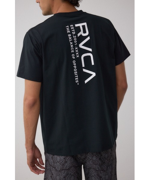 AZUL by moussy（アズールバイマウジー）の「RVCA×AZUL Tシャツ（Tシャツ/カットソー・メンズ・ブラック/ホワイト/ネイビー系1・FREE）」の3枚目の写真