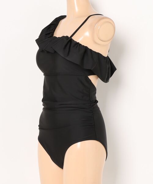 カレンソロジー 2WAYフリルスイムウェア ブラック Curensology（カレンソロジー）の「Curensology(カレンソロジー