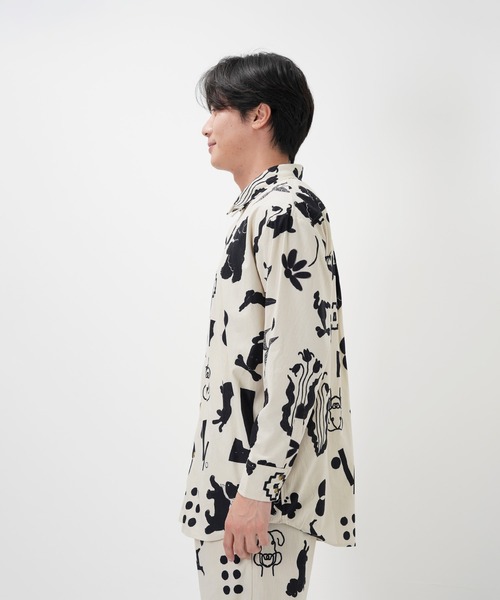 Common Noun(コモン ナウン)の「“CAT”&“DOG” Kana Akiyama コーデュロイシャツ(シャツ/ブラウス・レディース・マルチ・M/L)」の18枚目の写真