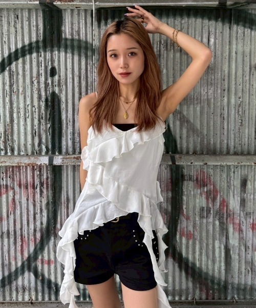 ローライズスタッズショートパンツ（その他パンツ）｜ACLENT