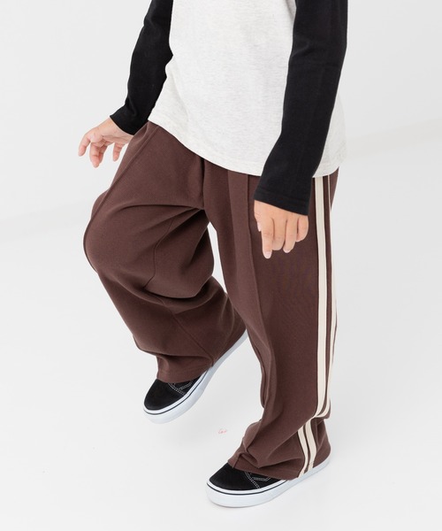 パンツ hjerte ハイパーストレッチ 脇ラインワイドパンツ（その他パンツ